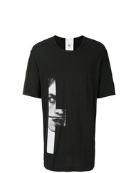 Мужская черная футболка с круглым вырезом с принтом от Lost & Found Rooms
