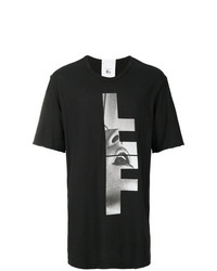 Мужская черная футболка с круглым вырезом с принтом от Lost & Found Rooms