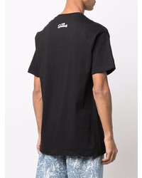 Мужская черная футболка с круглым вырезом с принтом от MA®KET