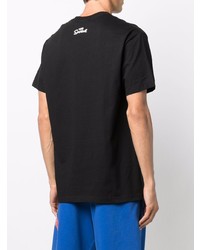 Мужская черная футболка с круглым вырезом с принтом от MA®KET