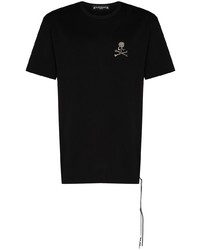 Мужская черная футболка с круглым вырезом с принтом от Mastermind Japan