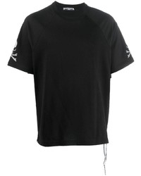 Мужская черная футболка с круглым вырезом с принтом от Mastermind World