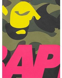 Мужская черная футболка с круглым вырезом с принтом от A Bathing Ape