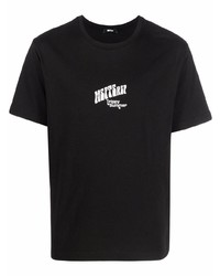 Мужская черная футболка с круглым вырезом с принтом от MSFTSrep