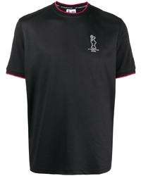 Мужская черная футболка с круглым вырезом с принтом от North Sails x Prada Cup