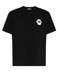 Мужская черная футболка с круглым вырезом с принтом от Our Legacy