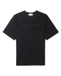 Мужская черная футболка с круглым вырезом с принтом от Post Archive Faction