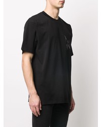 Мужская черная футболка с круглым вырезом с принтом от MJB Marc Jacques Burton