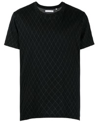 Мужская черная футболка с круглым вырезом с принтом от Private Stock
