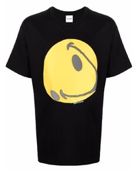 Мужская черная футболка с круглым вырезом с принтом от Readymade