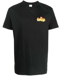 Мужская черная футболка с круглым вырезом с принтом от RIPNDIP