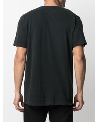 Мужская черная футболка с круглым вырезом с принтом от Htc Los Angeles