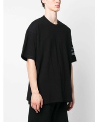 Мужская черная футболка с круглым вырезом с принтом от Black Comme Des Garçons