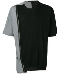 Мужская черная футболка с круглым вырезом с принтом от The Viridi-anne