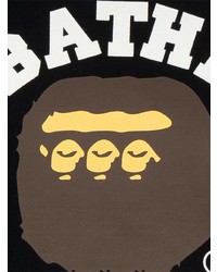 Мужская черная футболка с круглым вырезом с принтом от A Bathing Ape