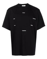 Мужская черная футболка с круглым вырезом с принтом от UNDERCOVE