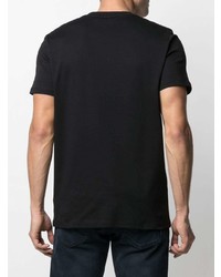 Мужская черная футболка с круглым вырезом с принтом от Zadig & Voltaire