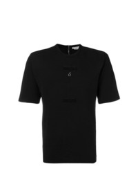 Мужская черная футболка с круглым вырезом с украшением от Alyx