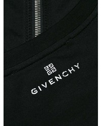 Мужская черная футболка с круглым вырезом с украшением от Givenchy