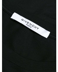 Мужская черная футболка с круглым вырезом с украшением от Givenchy