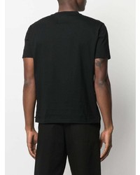 Мужская черная футболка с круглым вырезом с шипами от Valentino