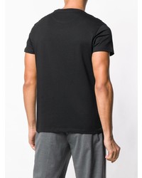 Мужская черная футболка с круглым вырезом с шипами от Valentino