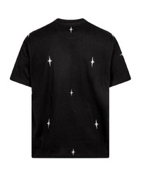 Мужская черная футболка с круглым вырезом со звездами от Stampd