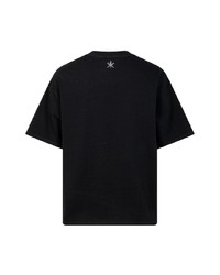 Мужская черная футболка с круглым вырезом со звездами от Unknown UK