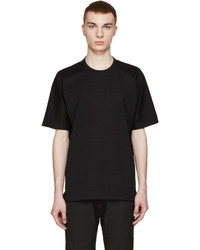 Мужская черная футболка с круглым вырезом от 08sircus