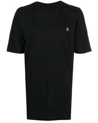 Мужская черная футболка с круглым вырезом от 11 By Boris Bidjan Saberi