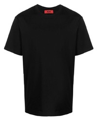 Мужская черная футболка с круглым вырезом от 424