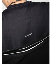 Мужская черная футболка с круглым вырезом от Givenchy