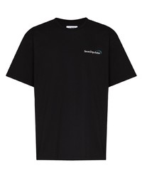 Мужская черная футболка с круглым вырезом от 7 days active