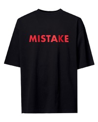 Мужская черная футболка с круглым вырезом от A BETTER MISTAKE