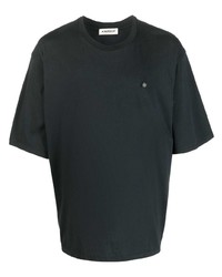 Мужская черная футболка с круглым вырезом от a paper kid