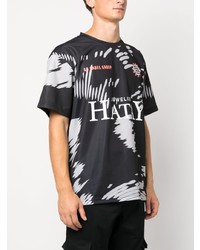 Мужская черная футболка с круглым вырезом от 44 label group