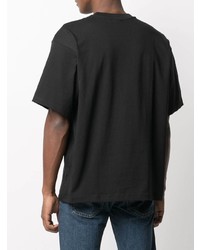 Мужская черная футболка с круглым вырезом от adidas