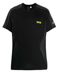 Мужская черная футболка с круглым вырезом от Adidas Originals By Alexander Wang
