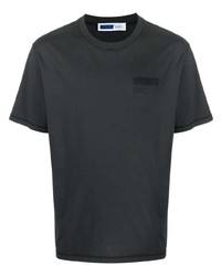 Мужская черная футболка с круглым вырезом от AFFIX