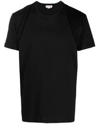 Мужская черная футболка с круглым вырезом от Alexander McQueen
