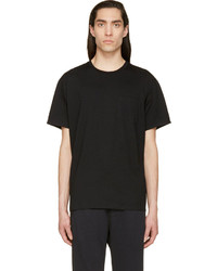 Мужская черная футболка с круглым вырезом от Alexander Wang