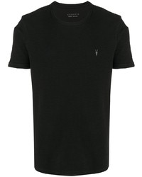 Мужская черная футболка с круглым вырезом от AllSaints