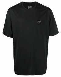 Мужская черная футболка с круглым вырезом от Arc'teryx