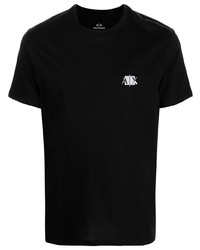 Мужская черная футболка с круглым вырезом от Armani Exchange
