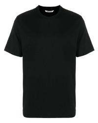 Мужская черная футболка с круглым вырезом от Auralee