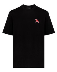 Мужская черная футболка с круглым вырезом от Axel Arigato