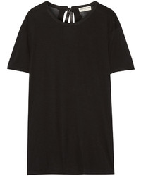 Женская черная футболка с круглым вырезом от Balenciaga