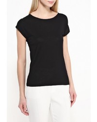 Женская черная футболка с круглым вырезом от Baon