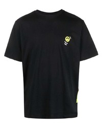 Мужская черная футболка с круглым вырезом от BARROW