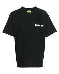 Мужская черная футболка с круглым вырезом от BARROW